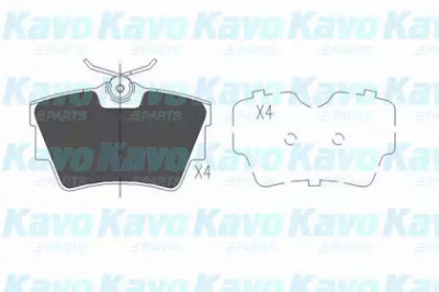 KAVO PARTS kbp6604 -  Комплект тормозных колодок, дисковый тормоз